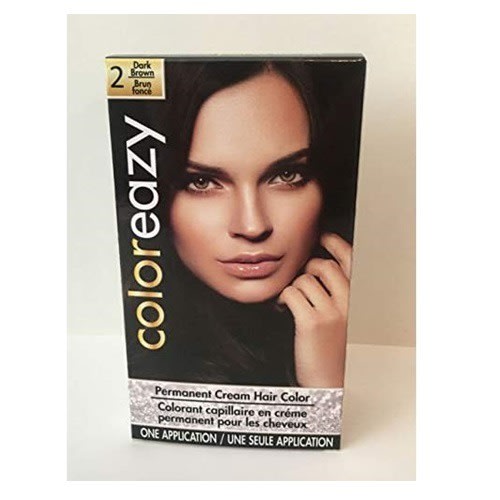 Permanent Cream Hair Color 2 - Dark Brown - 3.47 Oz