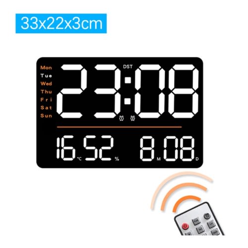 Large Screen Led Digital Wall Clock