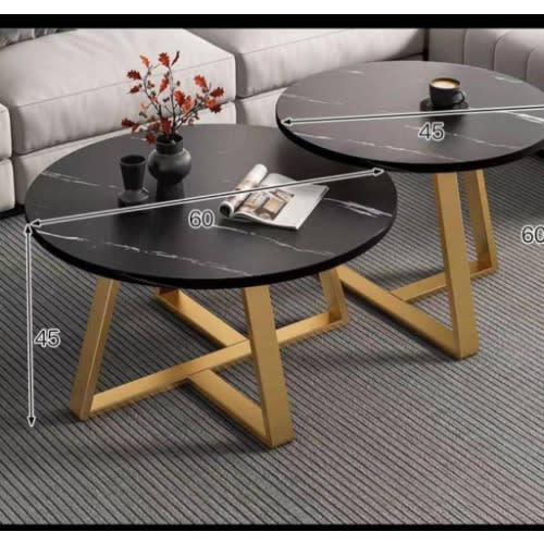 Nordic Center Table - Gold Leg