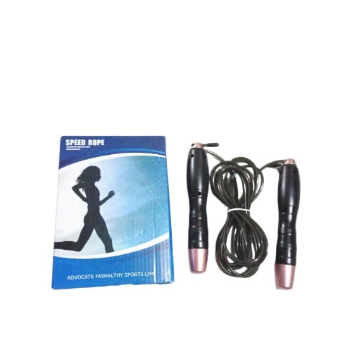 Lightweight Speed Rope With Cushioned Grips And Counter