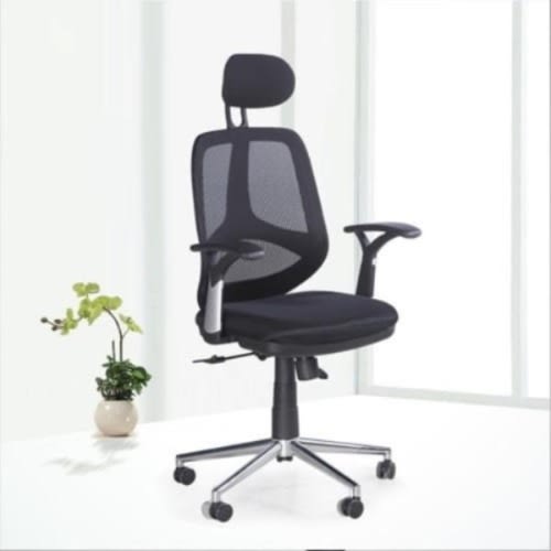 Swivel Office Mesh Chair With Headrest