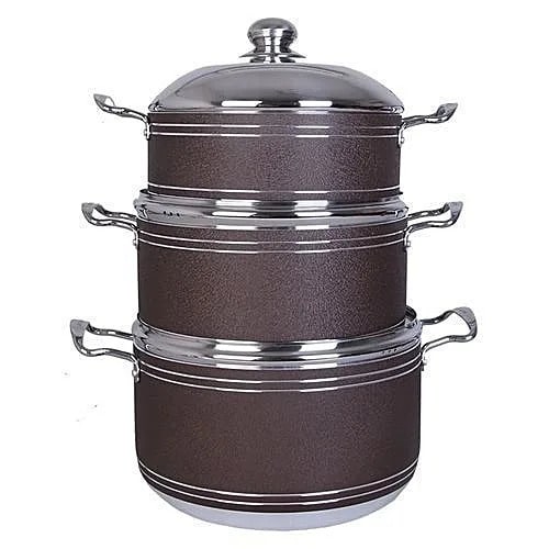 Non Stick Cooking Pot - 3 Set