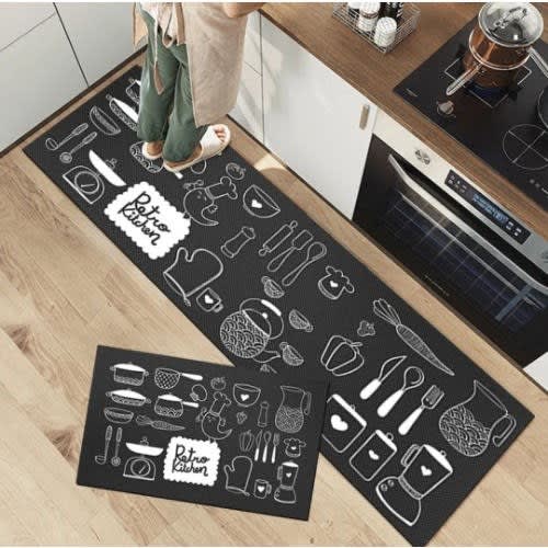Kitchen Runner Mat - 2pcs Rug