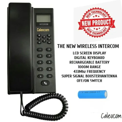 Wireless Intercom With Display LCD - 5pcs