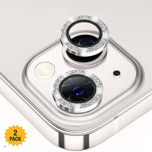 Silver Camera Protector For Iphone 13 Mini- 2 Pack