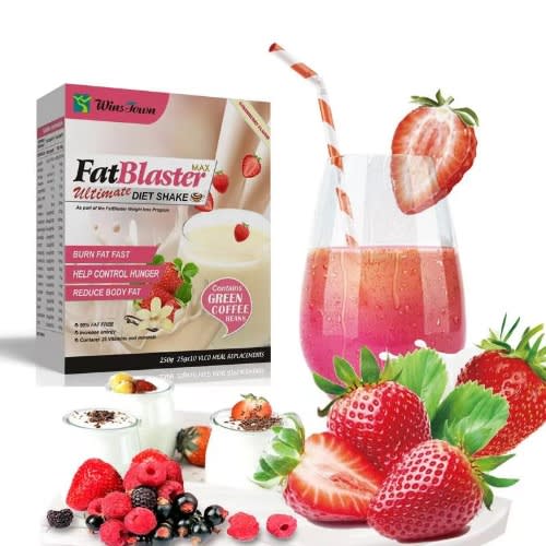 Fatblaster Ultimate Diet Shake - Strawberry Flavour - Meal Replacement & Weight Loss - 250g