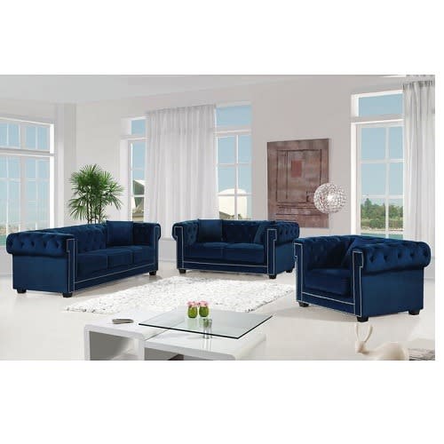 Hilaire Configurable Sofa - Blue