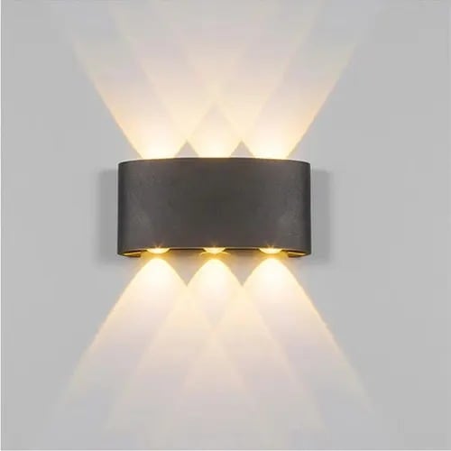 Cast Modern Wall Light - 3 In 1 - 10W