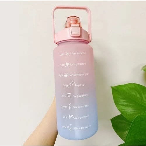 Water Bottle With Time Scale Reminder - 2L