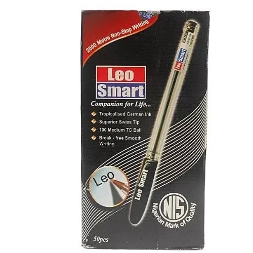Biro Leo Smart -Pack Of 50 - Black