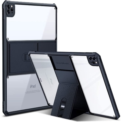 Shock Absorption Soft Edge Bumper With Stand Case For iPad 10.2 Inches 2020/2021/2022