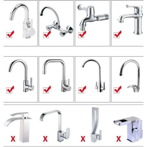 Six Layer Household Tap Water Filter Purifier  Pink