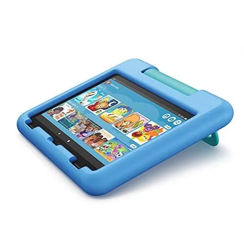 Fire HD 8 Kids Tablet - 2022 - 8" - 2GB RAM - 64GB ROM+ Kid-friendly Case - Blue
