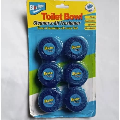 Bubble Blue Toilet Bowl Cleaner - 6 Pieces