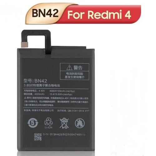 Replacement Battery For Redmi 4 Bn42