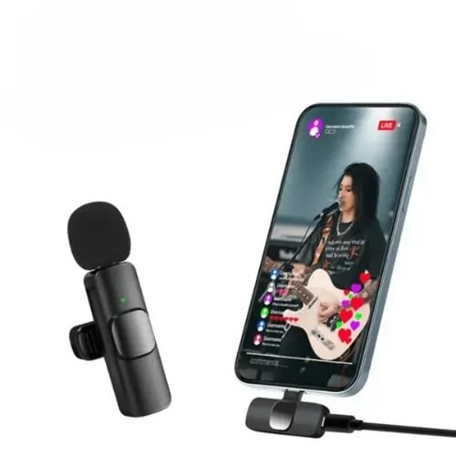 K9 Wireless Microphone Lavalier Microphone For Type-C And iPhone