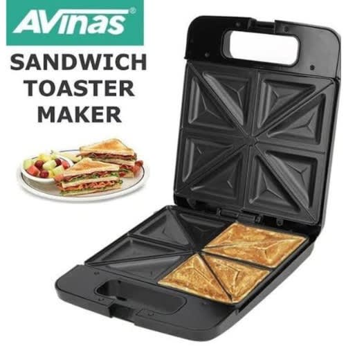Avinas 4 Portion Electric Toaster And Sandwich Maker-1600w