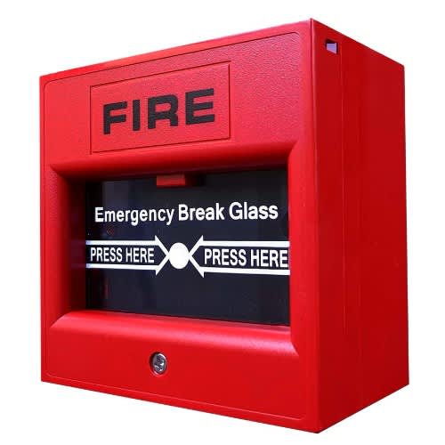 Universal Emergency Door Release Glass Break Fire Alarm Button For Access Control System