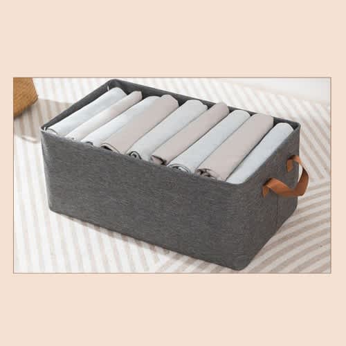 Foldable Cloth Storage Organizer For Wardrobe And Closet