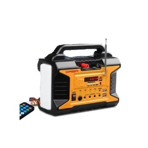 Solar Power Portable Kit With Fm Radio & Torch-only