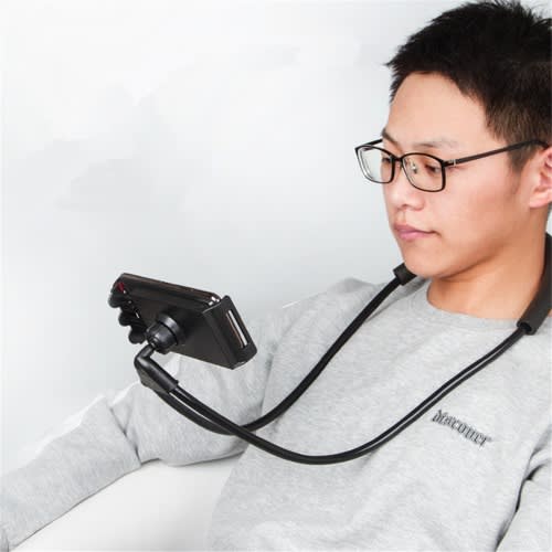 Lazy Neck Phone Holder - Black