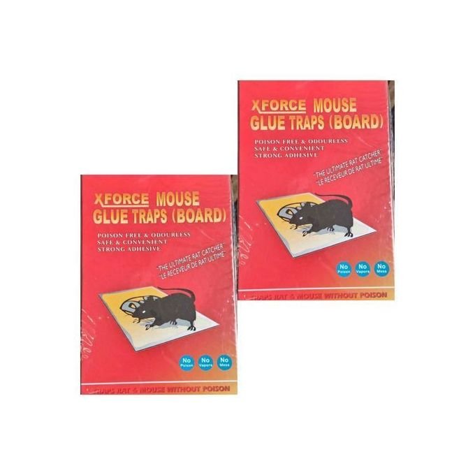 XFORCE Fast Rat Catcher Gum Mouse Glue Trap Rat Trap Board X 2 Pieces