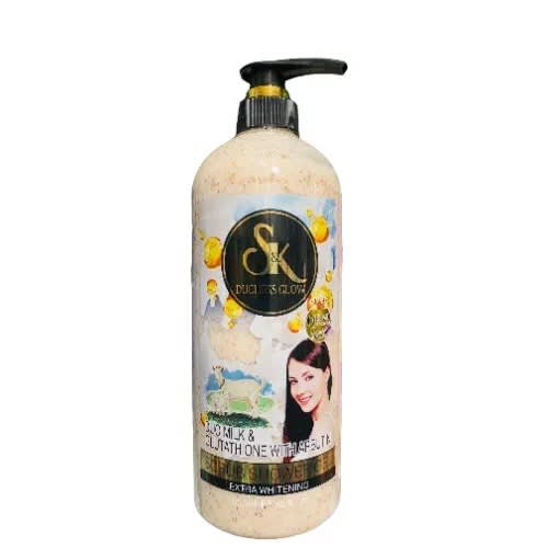 Duchess Glow Duo Milk & Glutathione With Arbutin Scrub Shower Gel - Extra White - 1000ml