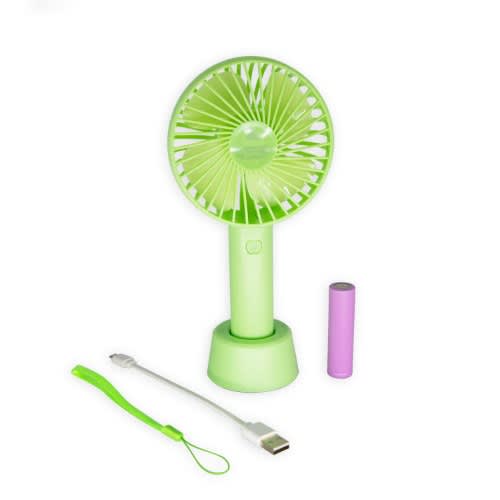 Rechargeable Mini Usb Hand Fan - Lemon Green
