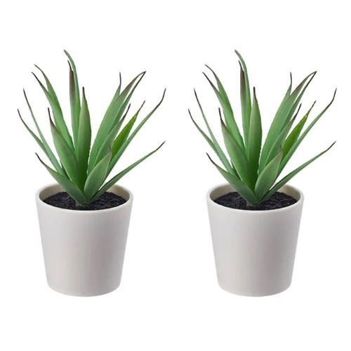 Fejka Artificial Potted Plant With Pot - In-outdoor Succulent - 2-pack