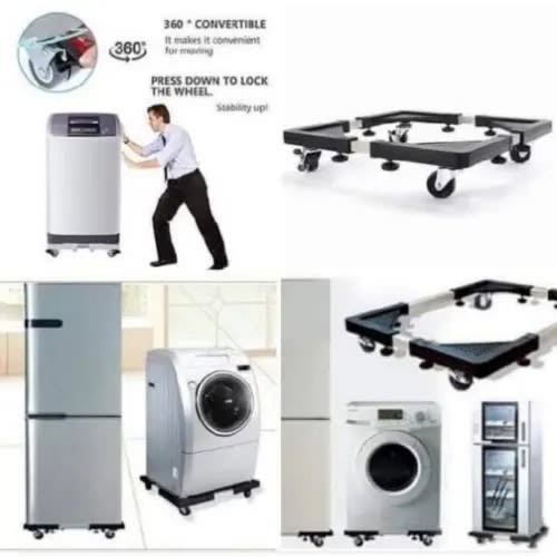Appliance Base Stand With Wheels For Fridge - Washing Machine And Cabinets