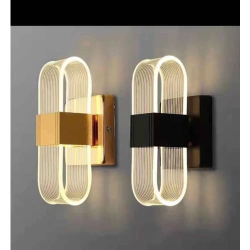 Interior Wall Bracket - Gold & Black - 2 Pcs