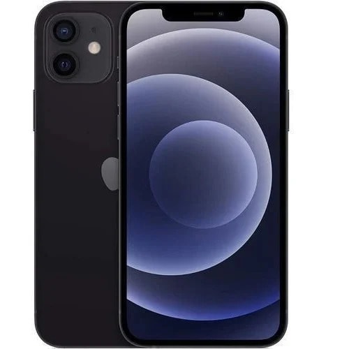 iPhone 12 - 6.1" - 128GB RAM - 4GB RAM - Single Sim - 2815mAh -  Black - Renewed