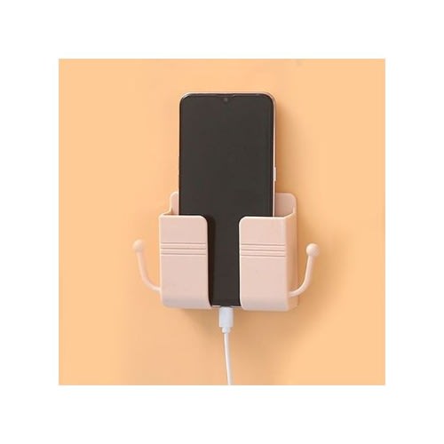 Wall Mount Cell Phone Charger And Remote Holder