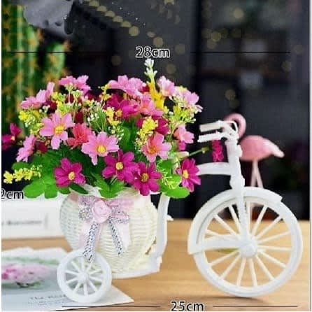 Artificial Bicycle Flower Pot