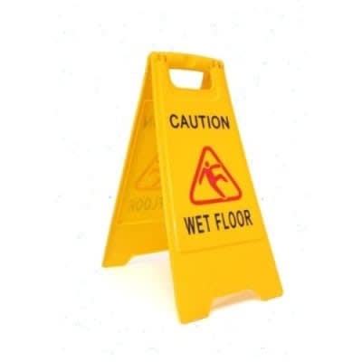 Caution Wet Floor Sign - Yellow