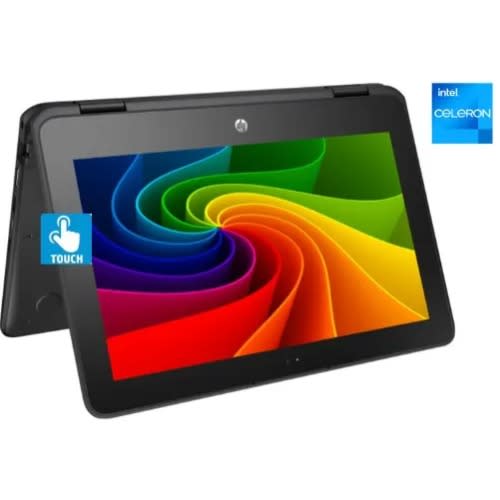 Hp Probook 11 X360- Intel Celeron - 128gb Rom- Ssd - 4gb Ram - Windows 10 Pro + Touchscreen