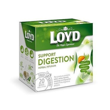 Loyd Support Digestion Herbal Infusion - 20 Tea Bags
