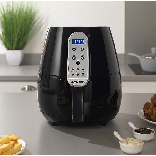 Compact Air Fryer Xl Hot Non-stick Basket - Light Touch Digital Display - 4.5L - 1500W - EK2559