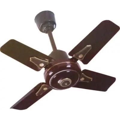 Short Blade Ceiling Fan (brown)