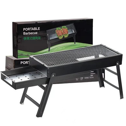 Portable Barbecue Charcoal Grill Long