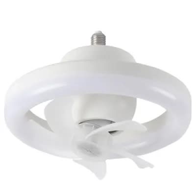 360 Degree Rotating Socket Mount Led Light Ceiling Fan With Remote