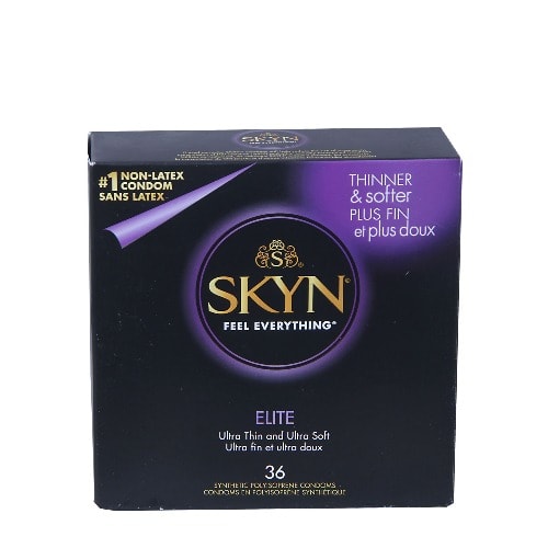 Elite Non-latex Lubricated Condoms, 36 Count