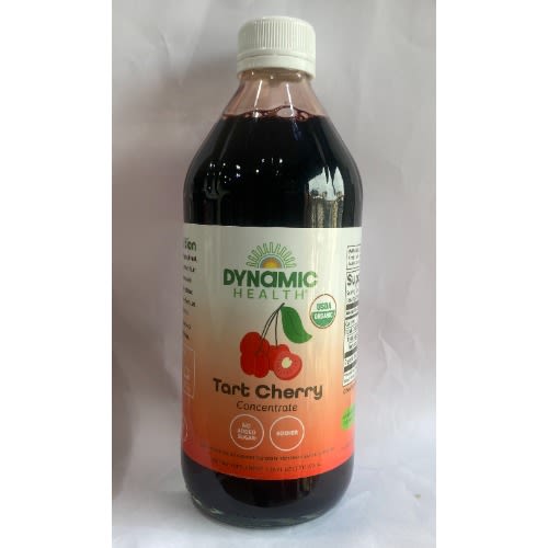 Dynamic Health Certified Organic Tart Cherry Juice Concentrate Unsweetened - 473ml