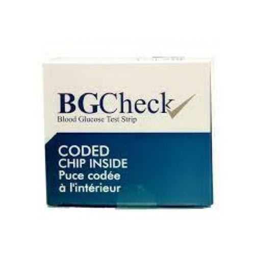 Bgcheck Blood Glucose Test Strip X 50 Test Strips