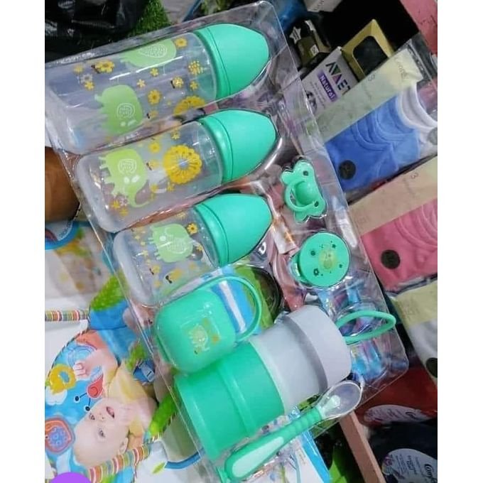 8 Baby Feeding Set-Feeders, Milk Container,Spoon, Sucker Etc
