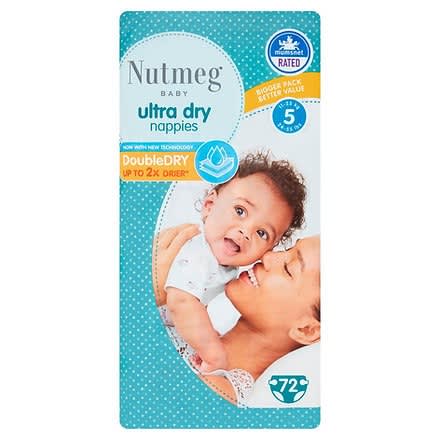 Ultra Dry Nappies -Size 5 -72 Pieces