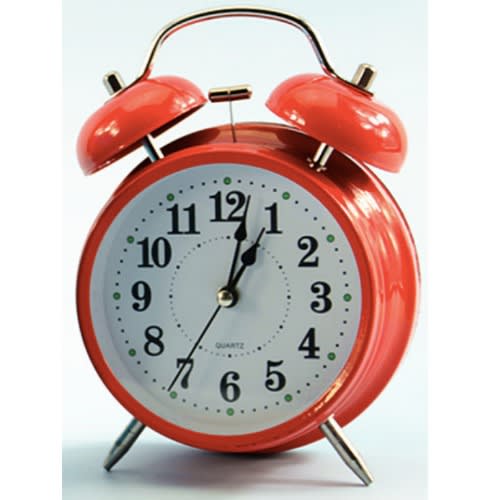 Twin Bell Quartz Analog Alarm Clock