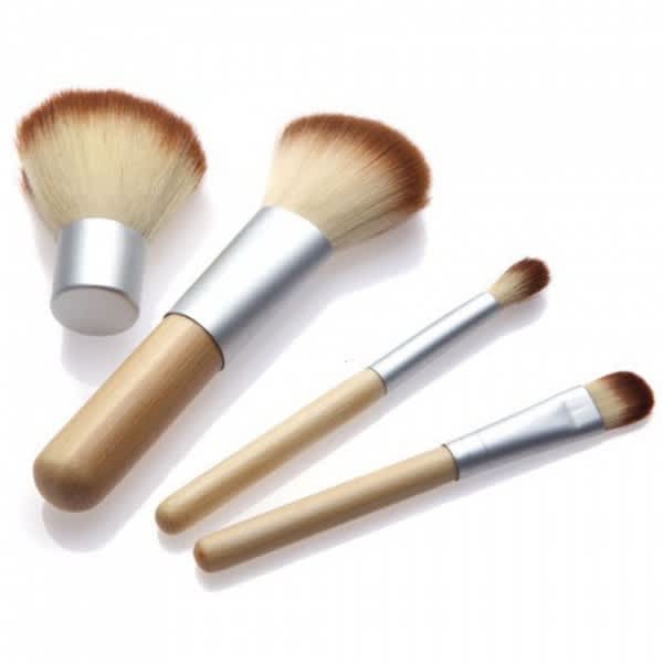 4 piece Eco-Friendly Mini Makeup Brush Set