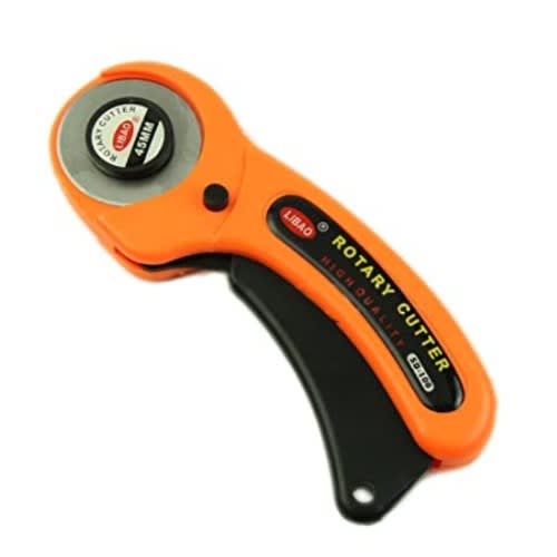 45mm Leather Rotary Cutter Fabric Knife - Craft Piecing Leathercraft Sewing Circular Cutter