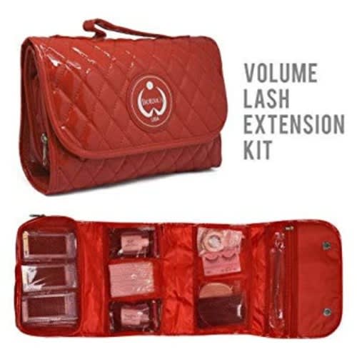 Biotouch Makeup Bag  With Free 2 Body Exfoliating Puff Sponge And  1 Free Manicure Set